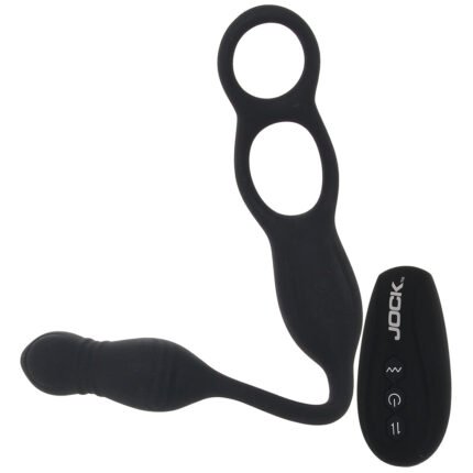 Jock Hyper Thrusting Anal Plug with Cock Ring